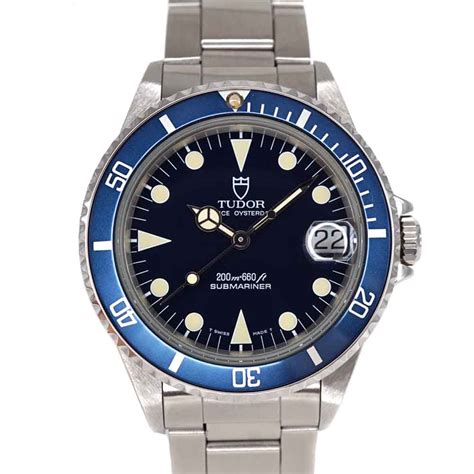 tudor submariner chrono|tudor sub 75090 blue dial.